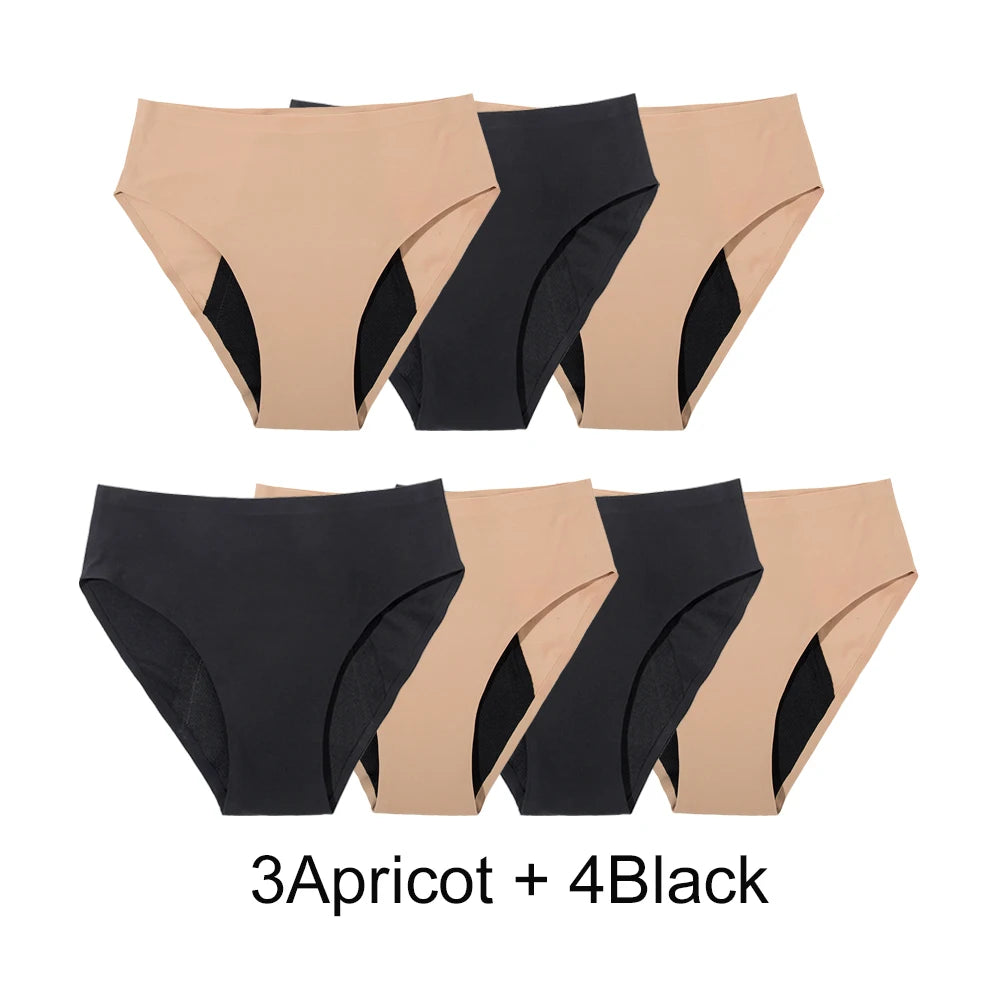 Culotte Menstruelle Seamless – Taille Haute, Ultra-Absorbante (Flux Abondant)