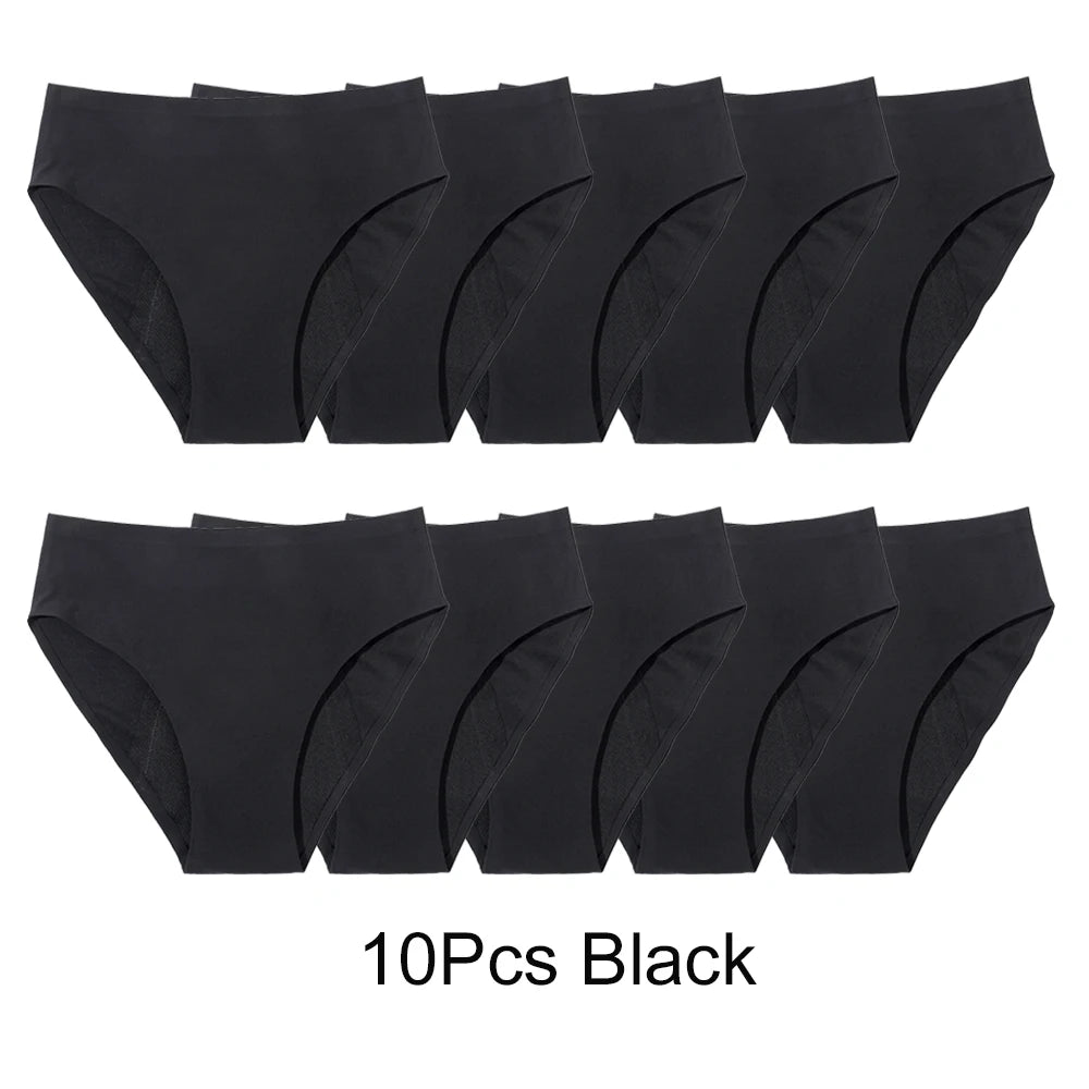Culotte Menstruelle Seamless – Taille Haute, Ultra-Absorbante (Flux Abondant)