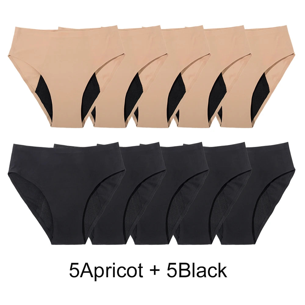 Culotte Menstruelle Seamless – Taille Haute, Ultra-Absorbante (Flux Abondant)