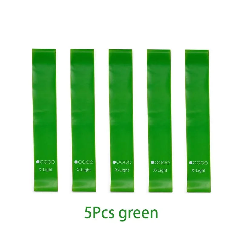 Bandes de Résistance (Lot de 5) – TPE Premium, Entraînement Complet & Portable