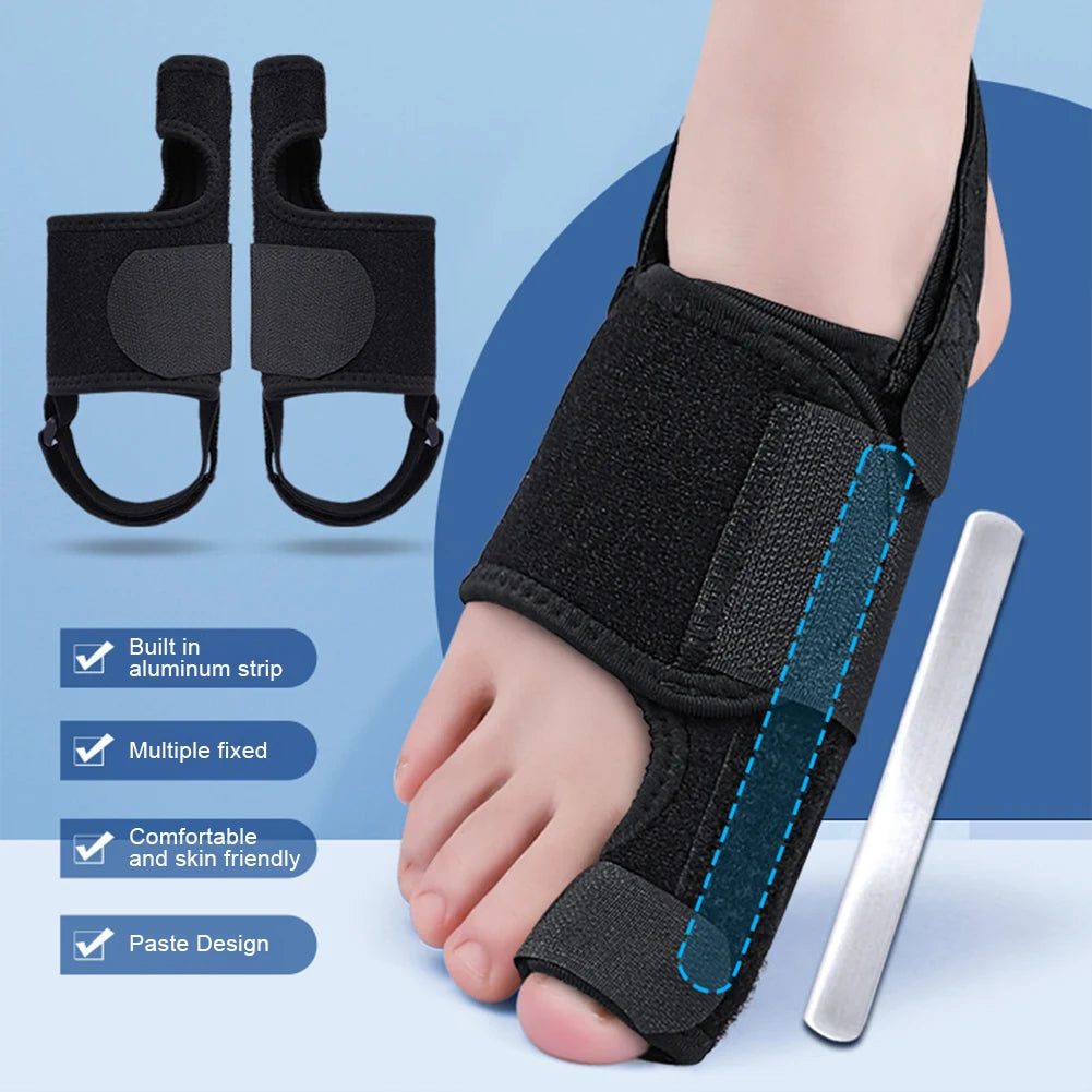 Correcteur Hallux Valgus Pro — Attelle Réglable avec Renfort Aluminium