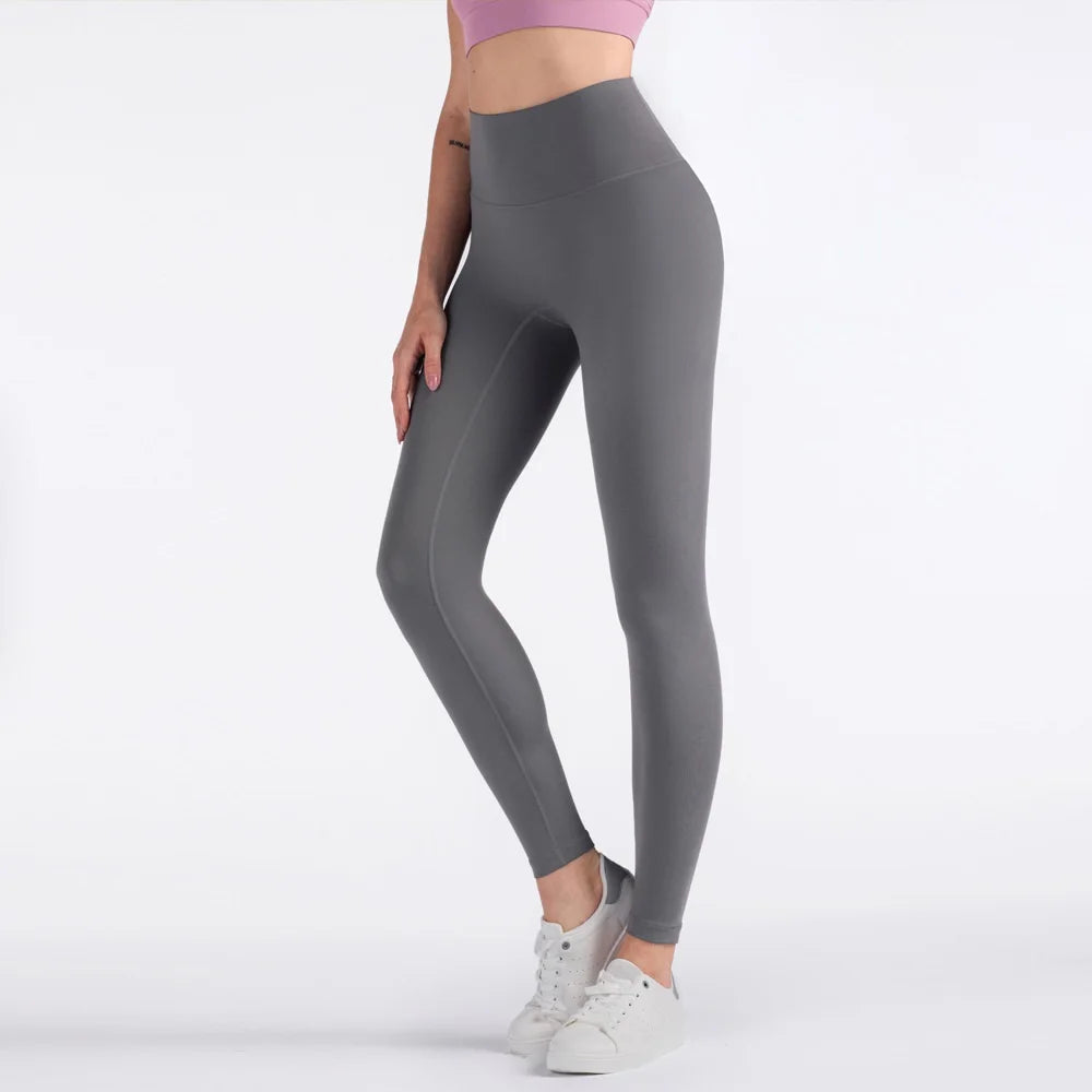 Legging Taille Haute Seamless — Nylon/Spandex 80/20, Poche Dos intégrée