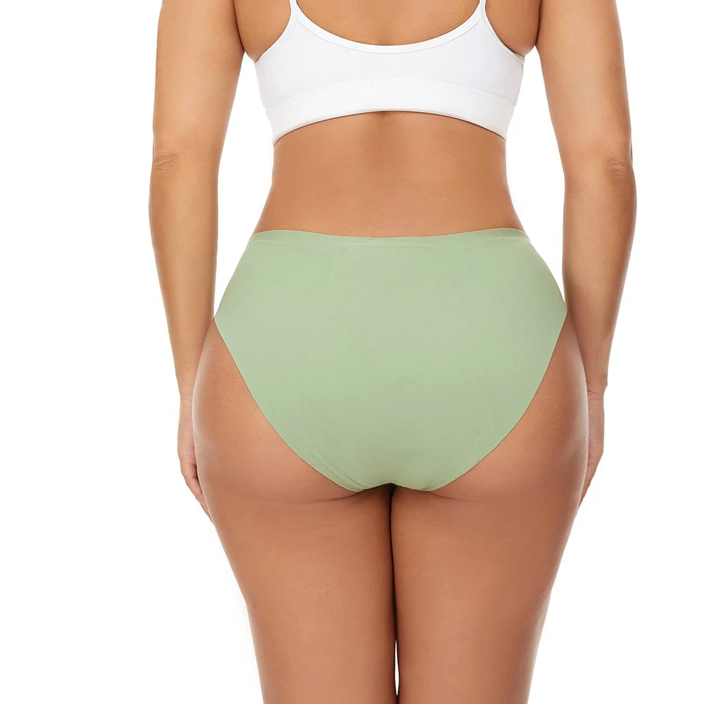 Culotte Menstruelle Seamless – Taille Haute, Ultra-Absorbante (Flux Abondant)