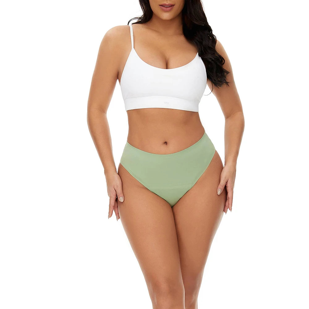 Culotte Menstruelle Seamless – Taille Haute, Ultra-Absorbante (Flux Abondant)