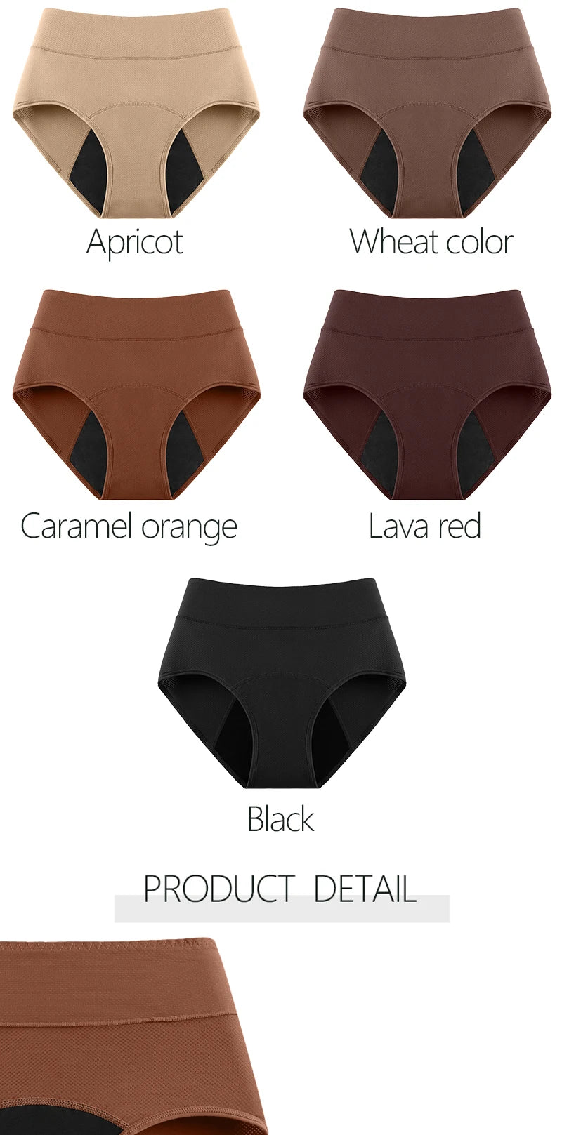 Culotte Menstruelle 3 Couches — Étanche, Respirante, Flux Abondant