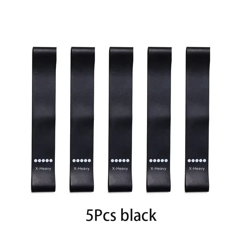 Bandes de Résistance (Lot de 5) – TPE Premium, Entraînement Complet & Portable