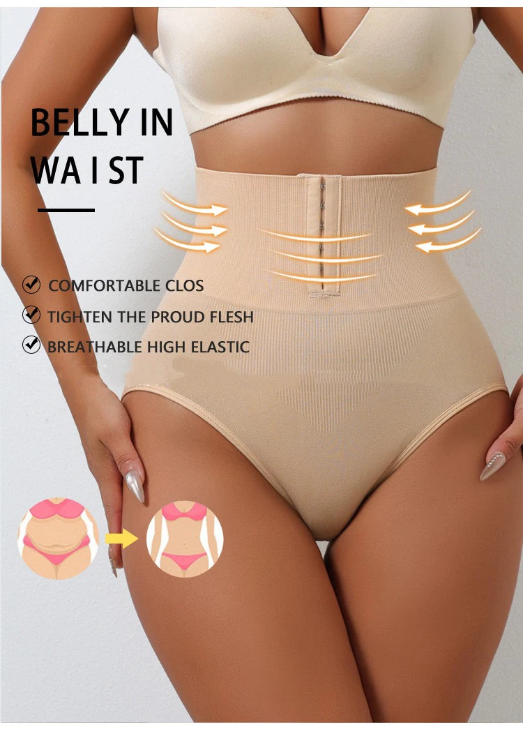 Gaïa Sculpt — Culotte Gainante Taille Haute à Agrafes, Lift & Contrôle Ferme