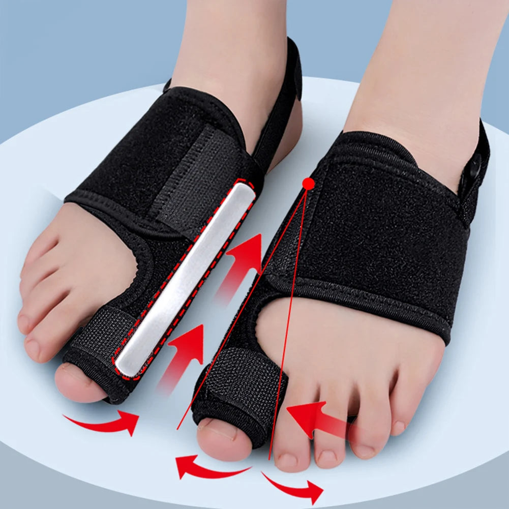 Correcteur Hallux Valgus Pro — Attelle Réglable avec Renfort Aluminium