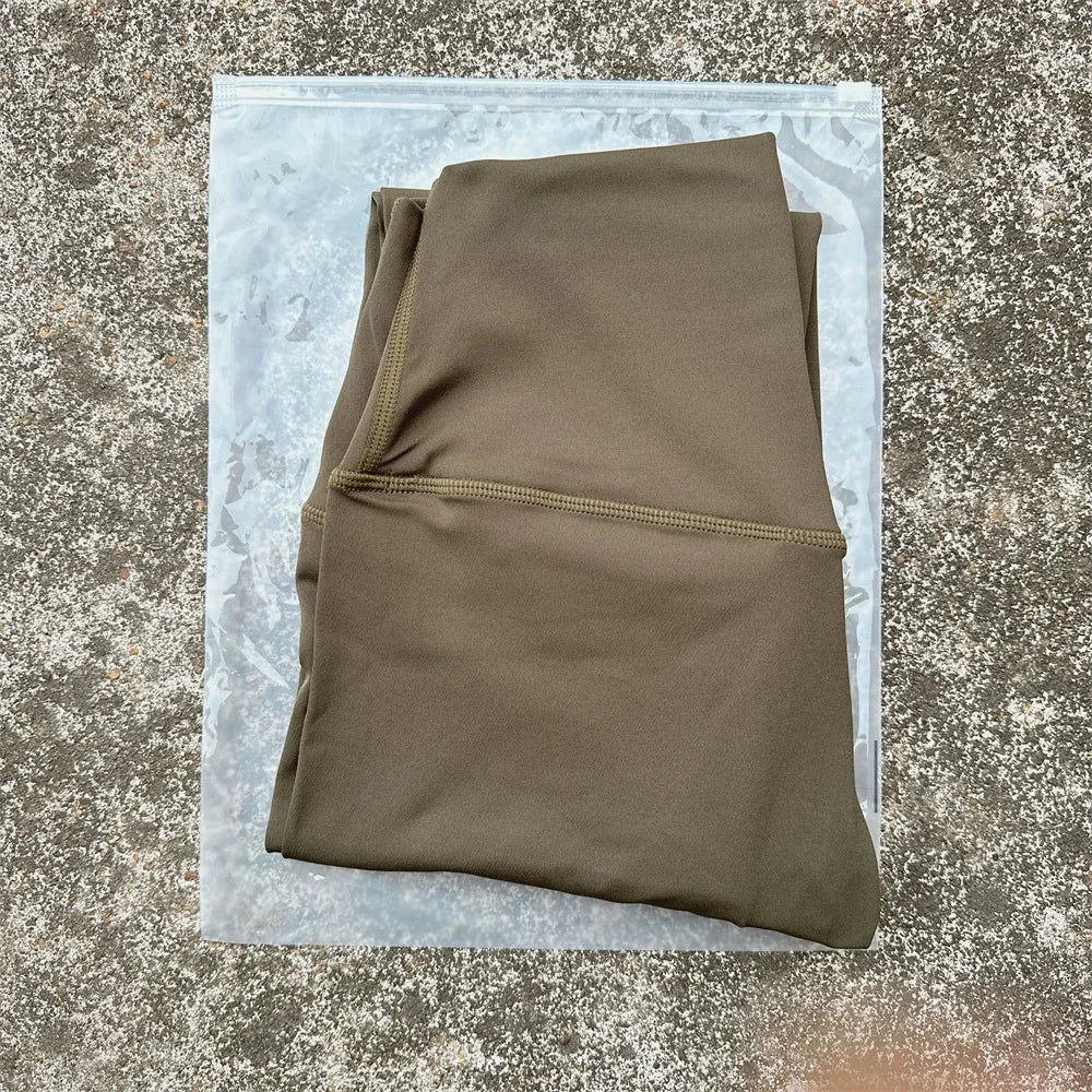 Legging Taille Haute Seamless — Nylon/Spandex 80/20, Poche Dos intégrée