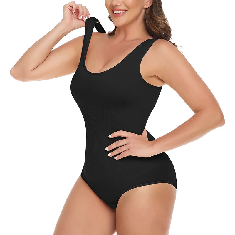 Body Gainant Invisible Décolleté U — Contrôle Ventre & Lift Fessier