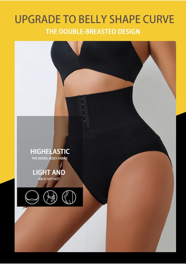 Gaïa Sculpt — Culotte Gainante Taille Haute à Agrafes, Lift & Contrôle Ferme