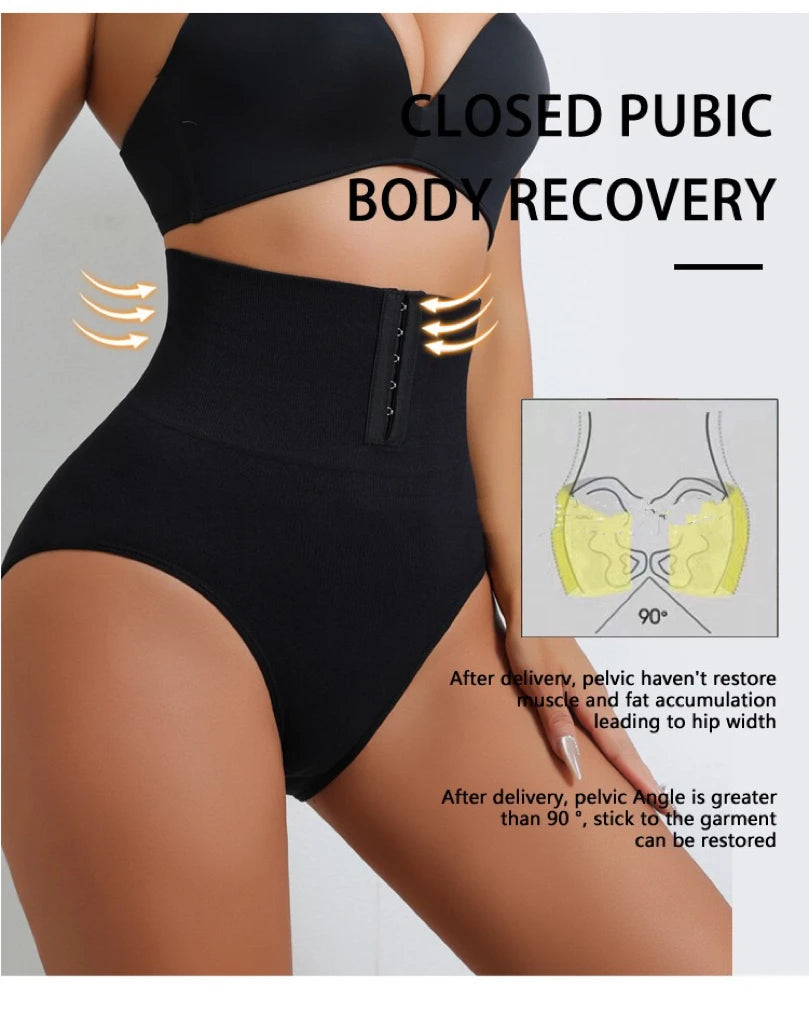 Gaïa Sculpt — Culotte Gainante Taille Haute à Agrafes, Lift & Contrôle Ferme