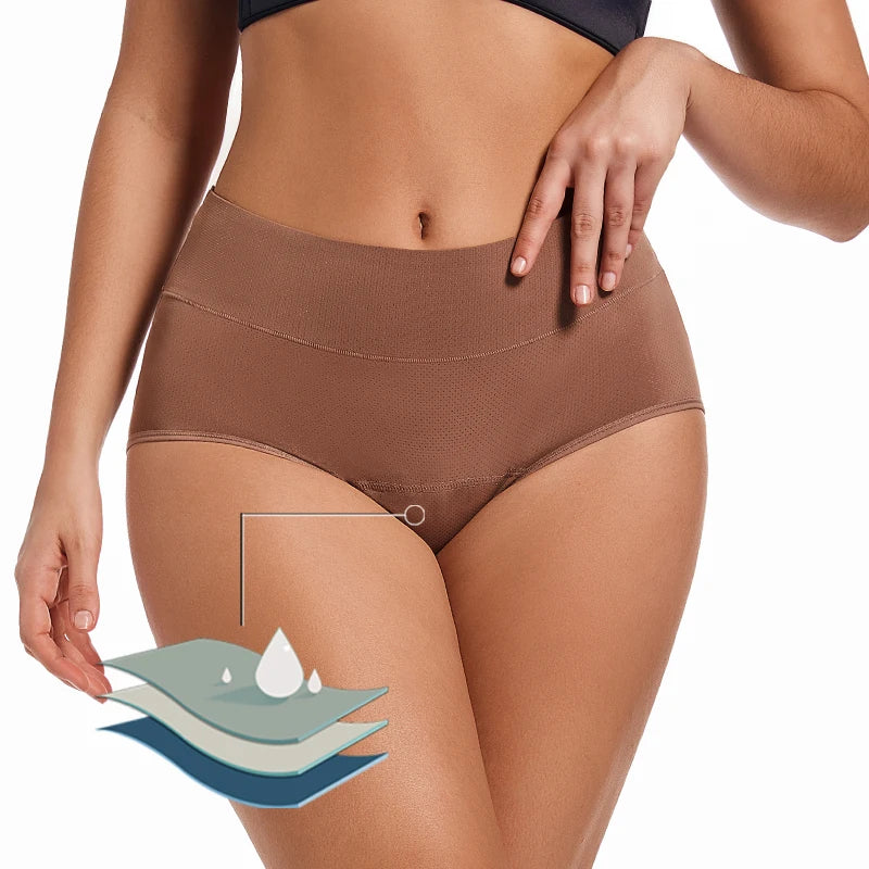 Culotte Menstruelle 3 Couches — Étanche, Respirante, Flux Abondant