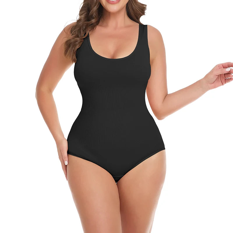 Body Gainant Invisible Décolleté U — Contrôle Ventre & Lift Fessier