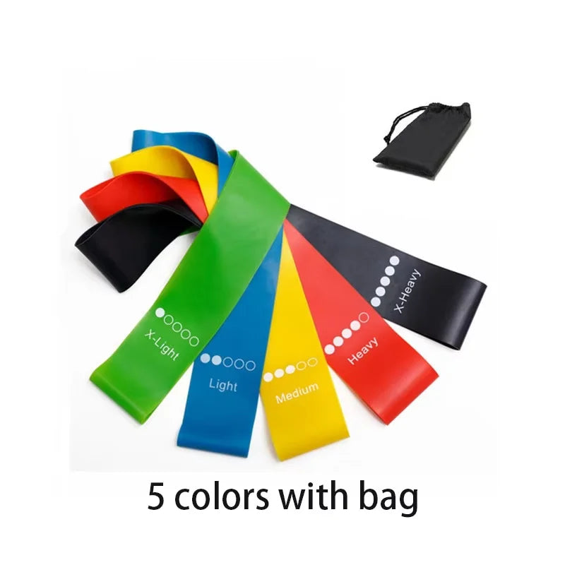 Bandes de Résistance (Lot de 5) – TPE Premium, Entraînement Complet & Portable