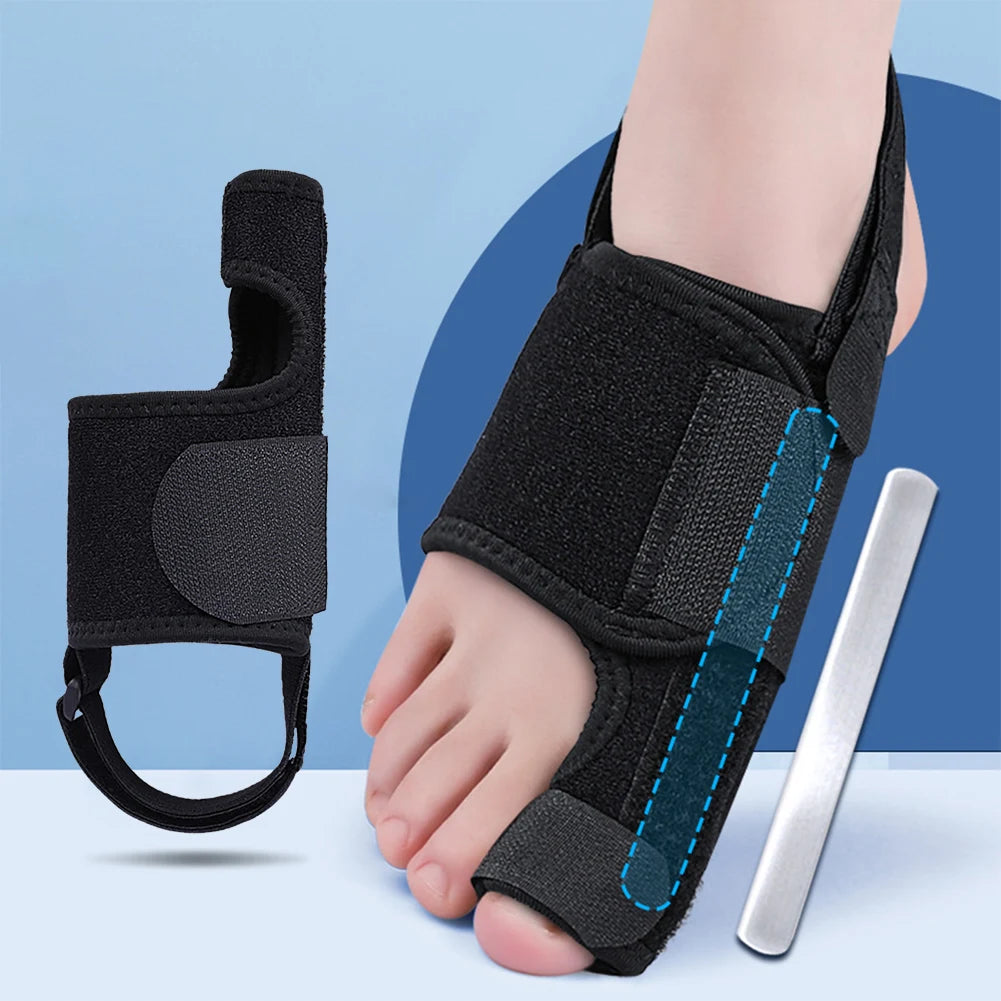 Correcteur Hallux Valgus Pro — Attelle Réglable avec Renfort Aluminium