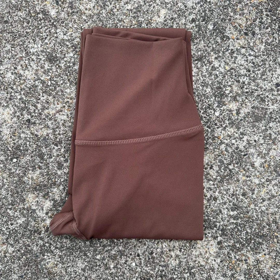 Legging Taille Haute Seamless — Nylon/Spandex 80/20, Poche Dos intégrée