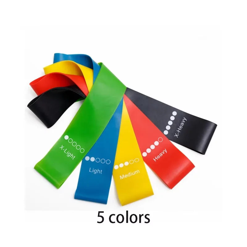Bandes de Résistance (Lot de 5) – TPE Premium, Entraînement Complet & Portable