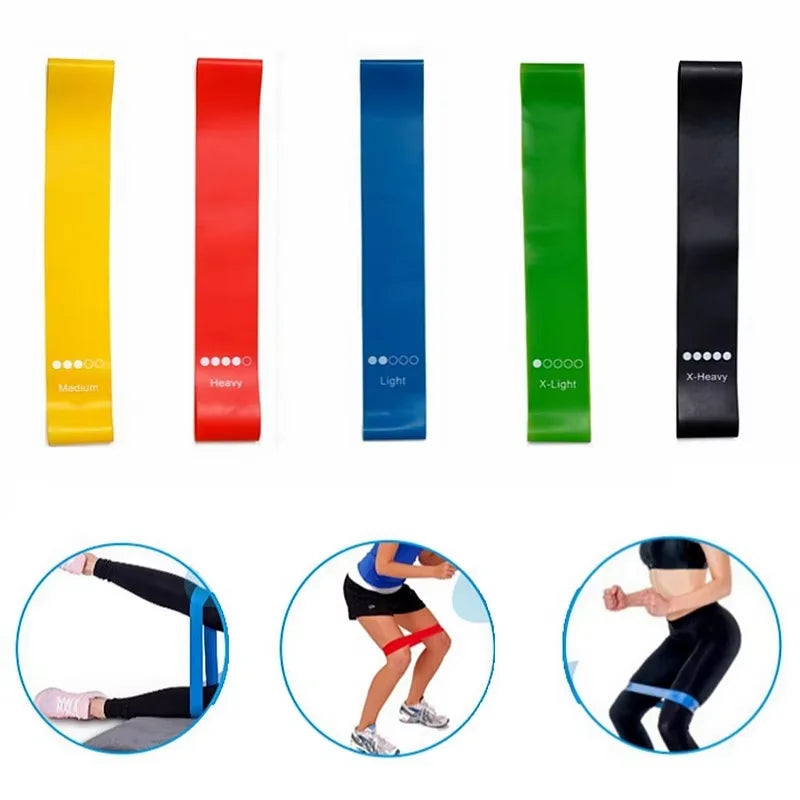 Bandes de Résistance (Lot de 5) – TPE Premium, Entraînement Complet & Portable