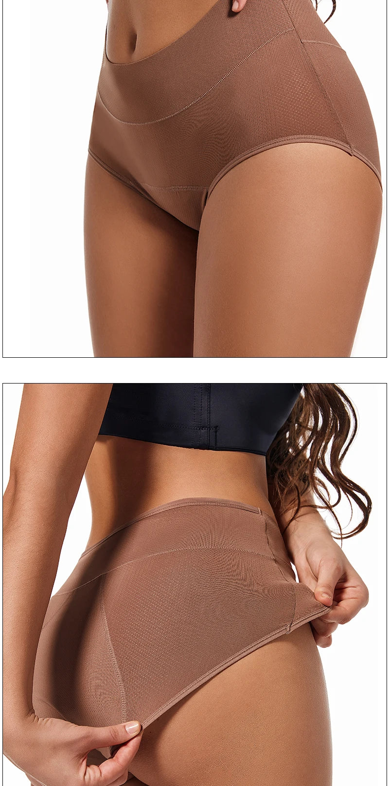 Culotte Menstruelle 3 Couches — Étanche, Respirante, Flux Abondant