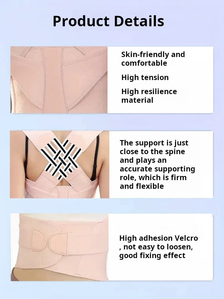 Correcteur de Posture Pro X — Épaules Ouvertes & Dos Aligné, Réglage Ceinture