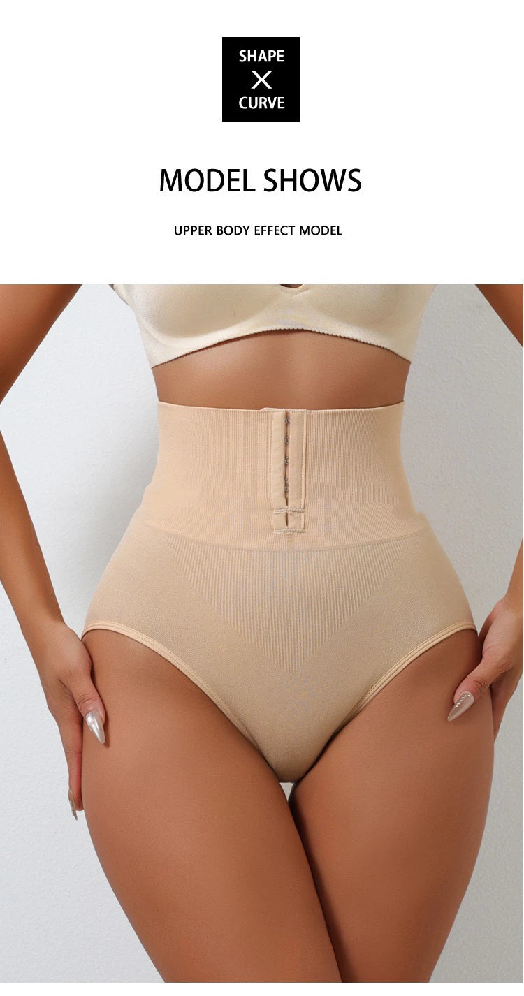 Gaïa Sculpt — Culotte Gainante Taille Haute à Agrafes, Lift & Contrôle Ferme