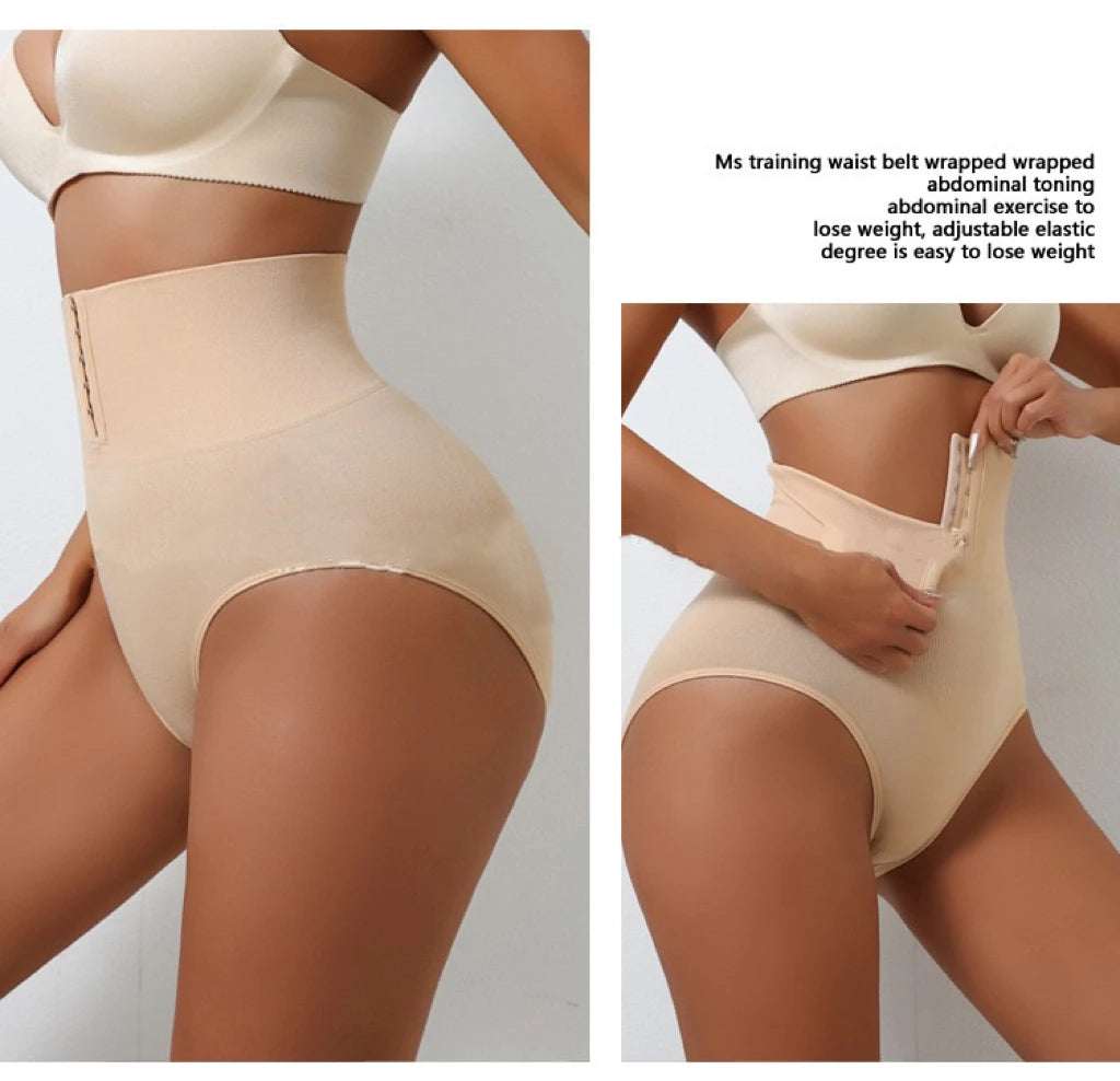 Gaïa Sculpt — Culotte Gainante Taille Haute à Agrafes, Lift & Contrôle Ferme
