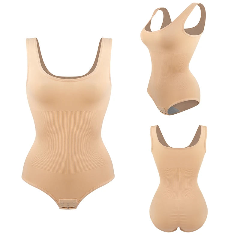 Body Gainant Invisible Décolleté U — Contrôle Ventre & Lift Fessier